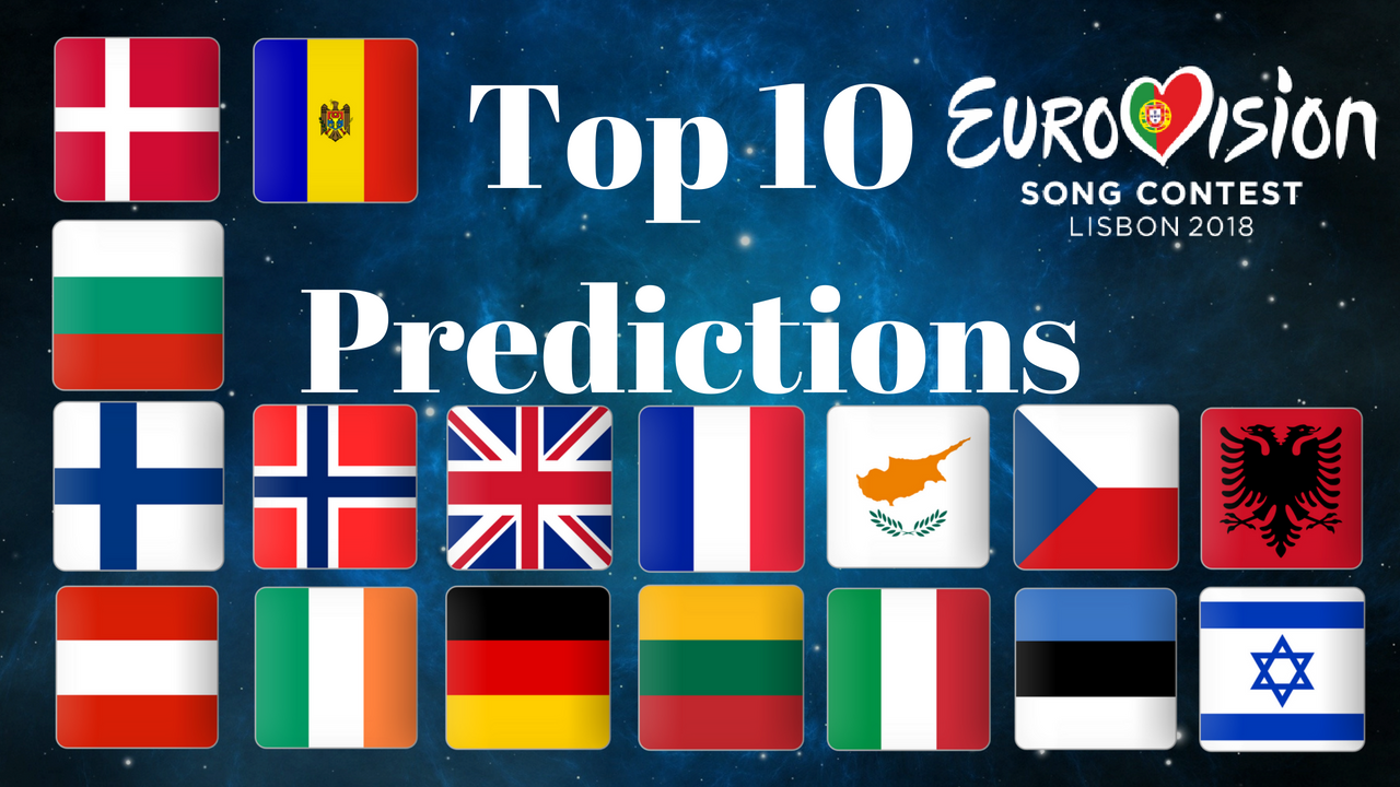 Eurovision 2018 Top 10 Predictions escYOUnited